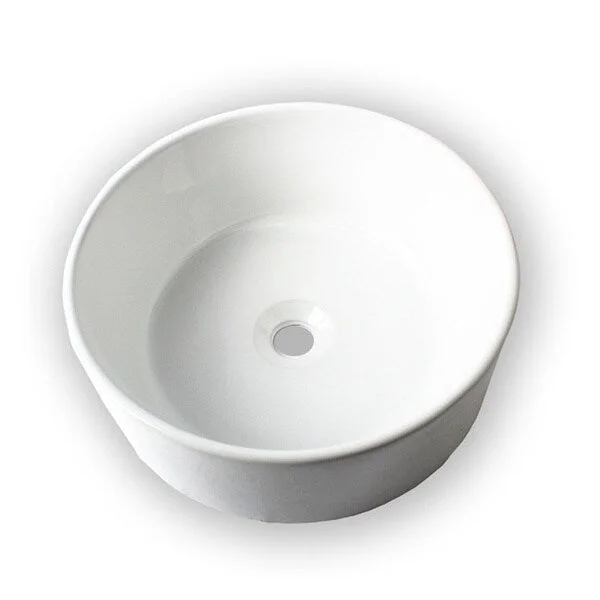 Canon Ceramic Vessel White Bathroom Sink