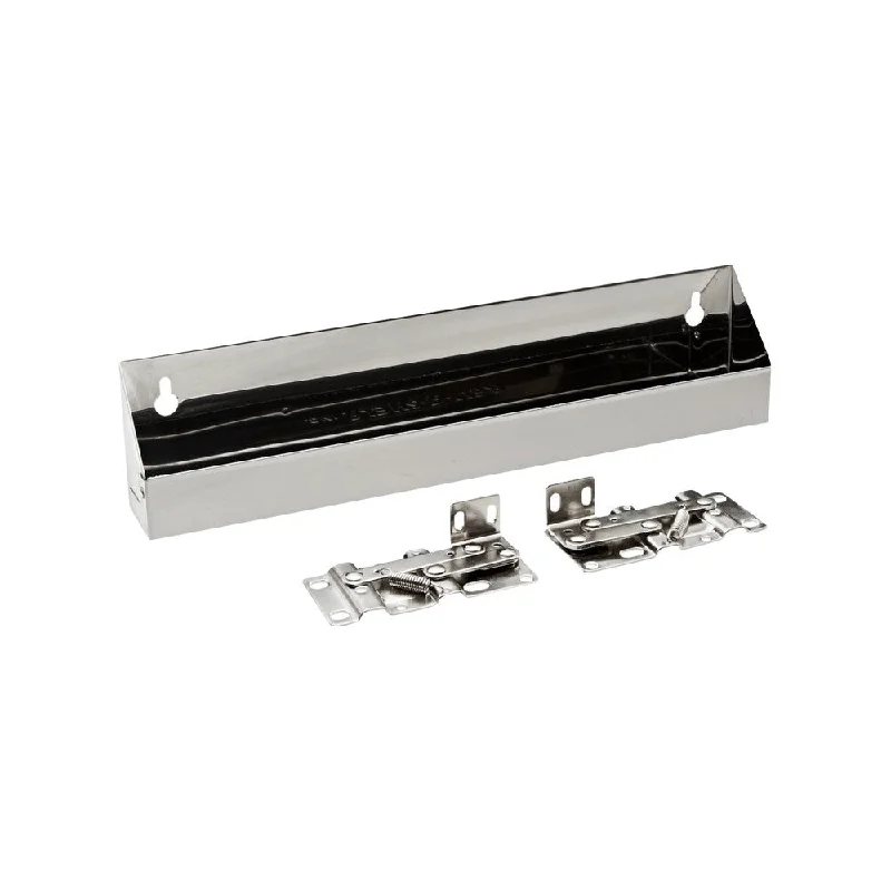 Rev-A-Shelf Stainless Steel 6581 Series 14-inch Tip-out Tray with Hinges