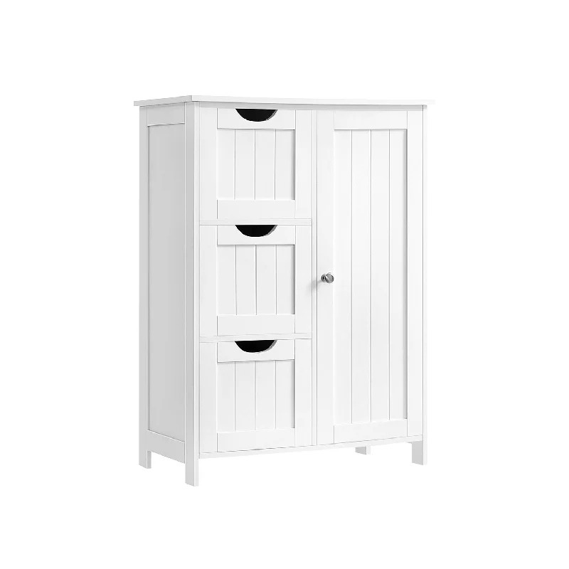 Bathroom Storage Cabinet with 3 Large Drawers