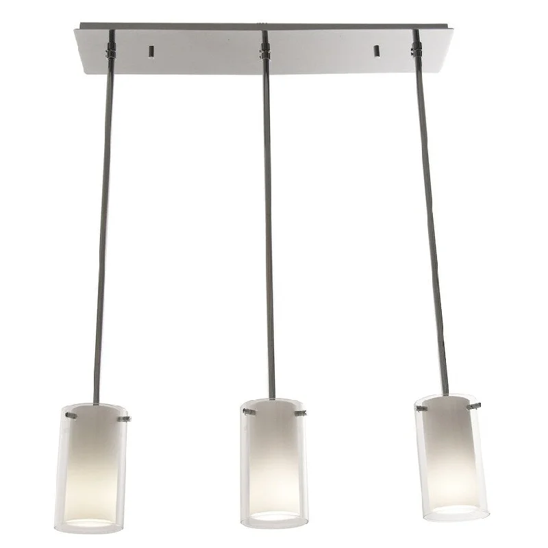 DVI Lighting DVP9053BNOP Three Light Pendant Essex Brushed Nickel - One Size