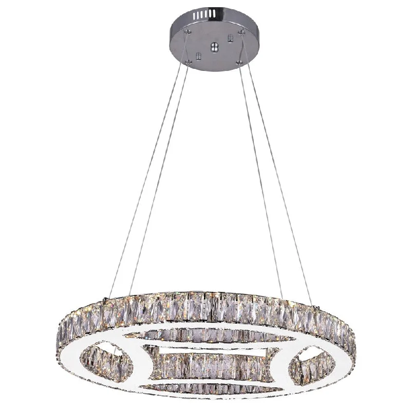 Giuseppe Lighting 5634P20STR LED Chandelier Beyond Chrome - Exact Size