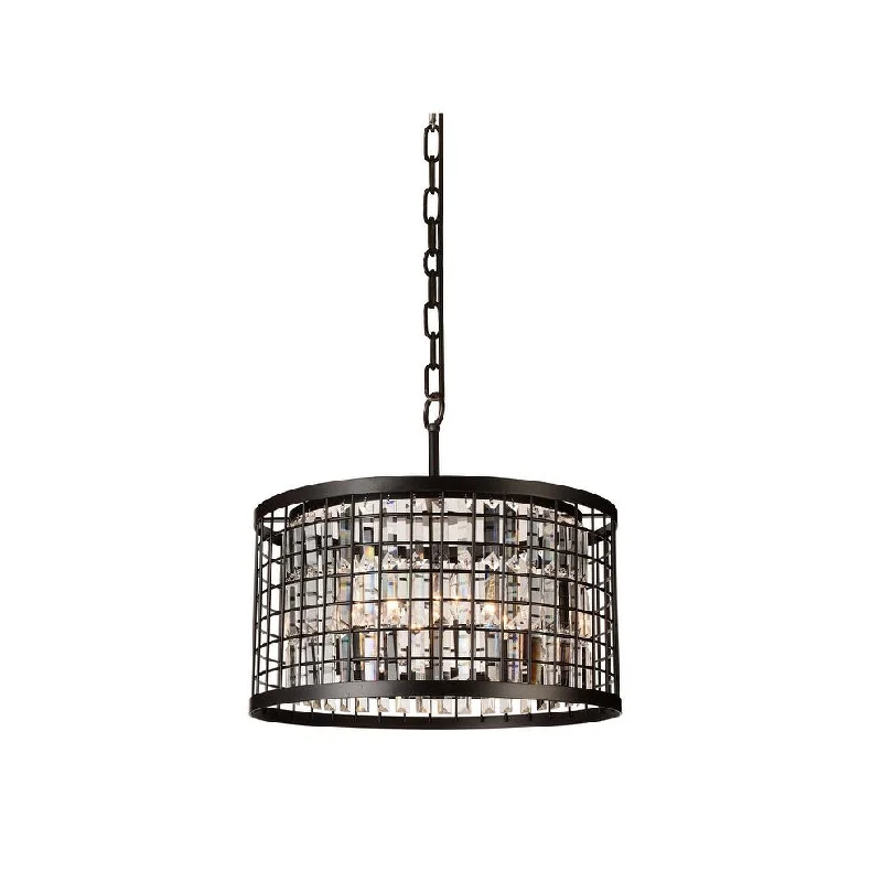 Giuseppe Lighting 9697P206192 Six Light Chandelier Meghna Brown - Exact Size