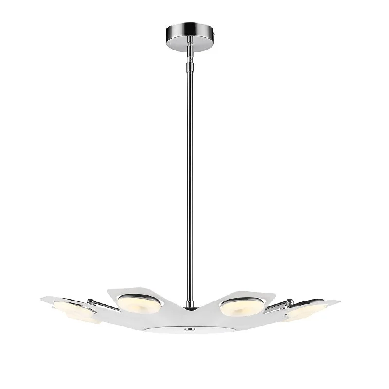 Golden Lighting #C428-08-CH Iberlamp Oslo 8-light LED Pendant