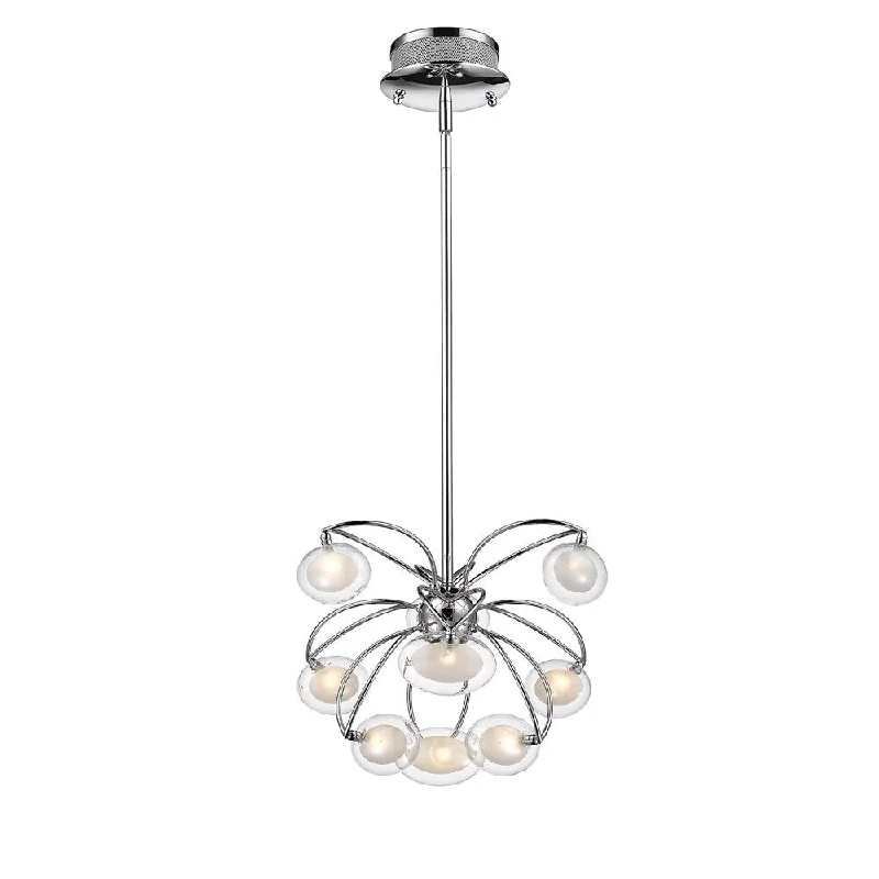 Golden Lighting Iberlamp Mei #C353-09-CH 9-light Pendant