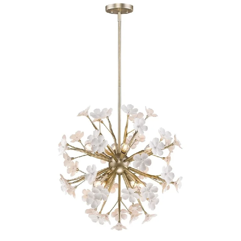 Golden Lighting Posy 8-light Pendant Fixture