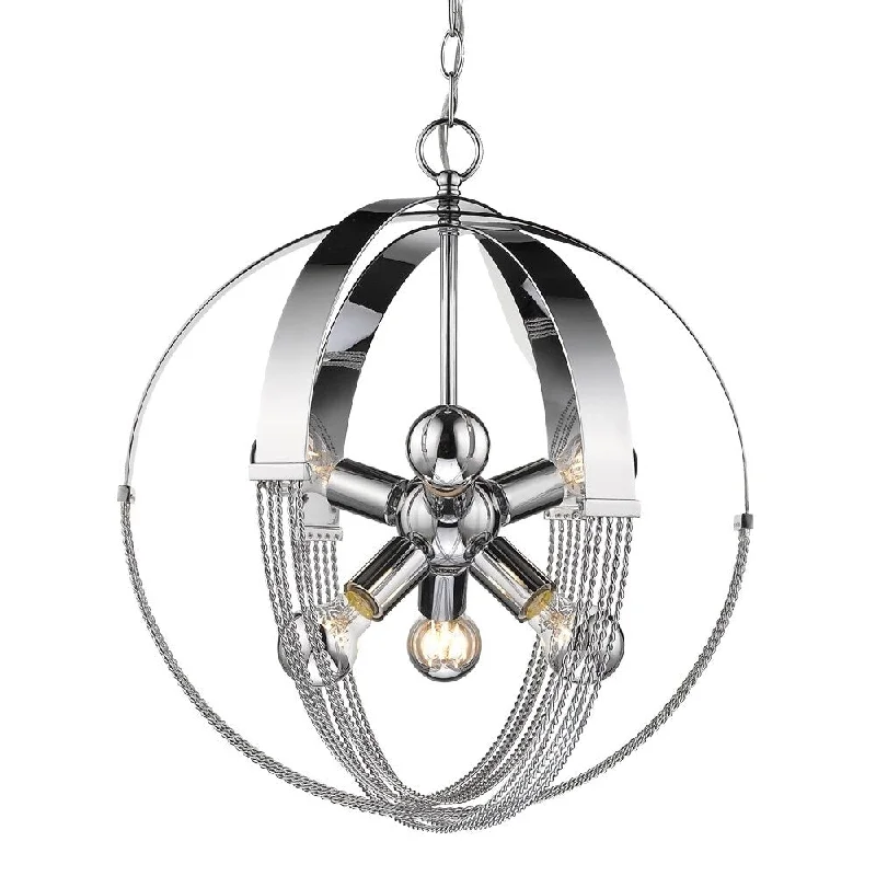 Golden Lighting's Carter 6 Light Pendant #7001-6P CH