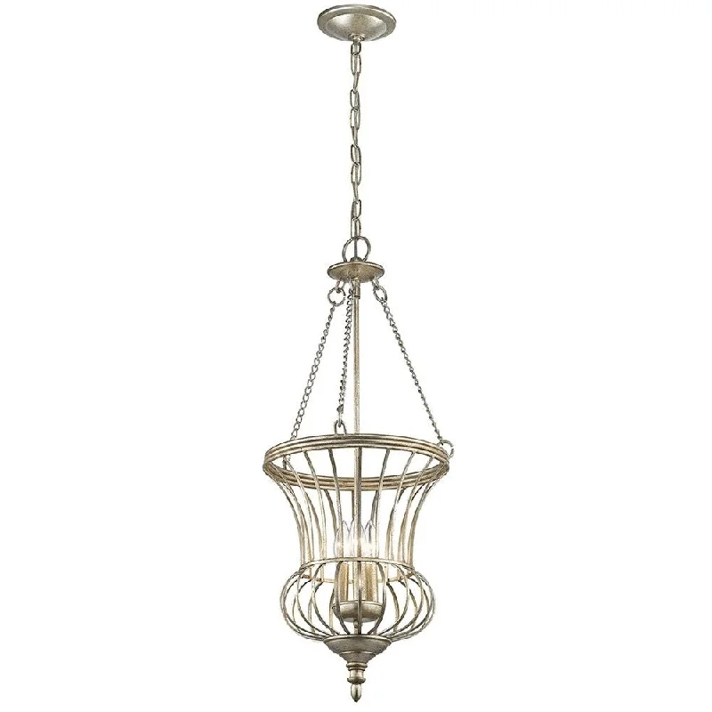 Kichler Lighting Calla Collection 3-light Sterling Gold Foyer Pendant