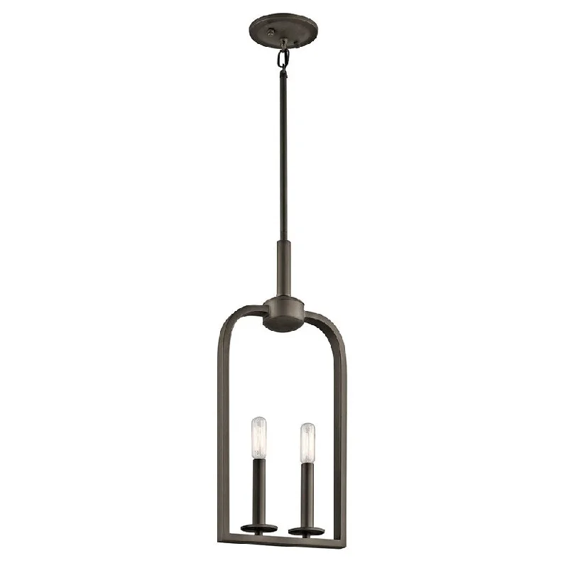 Kichler Lighting Daria Collection 2-light Olde Bronze Mini Pendant