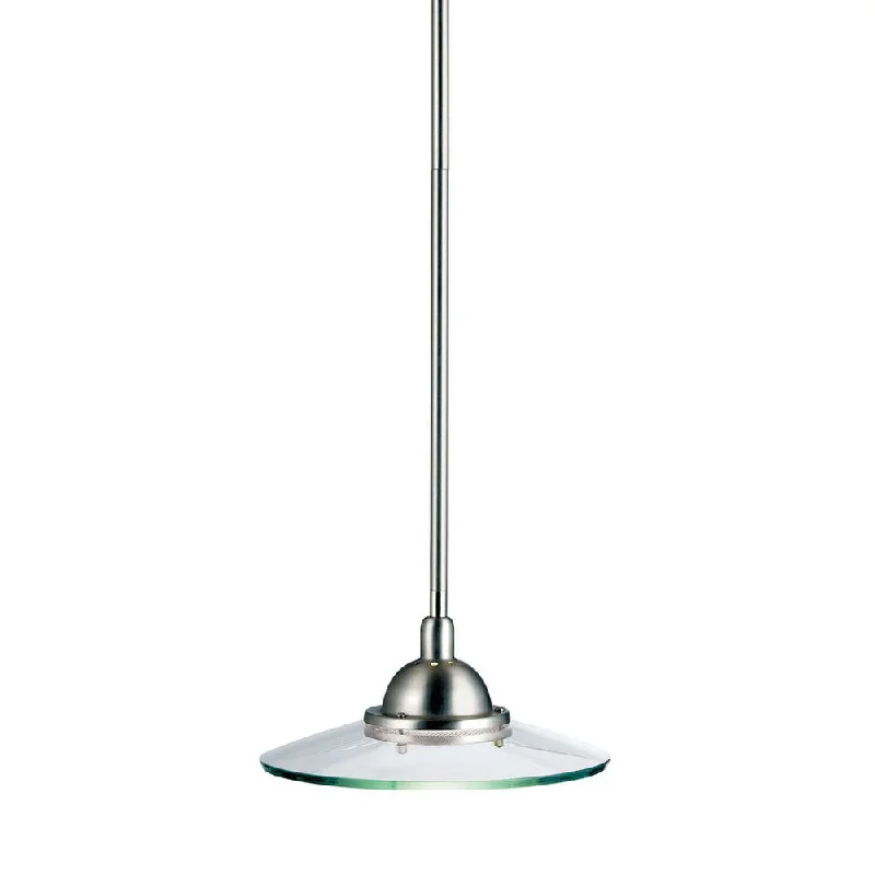 Kichler Lighting Galaxie Collection 1-light Brushed Nickel Mini Pendant