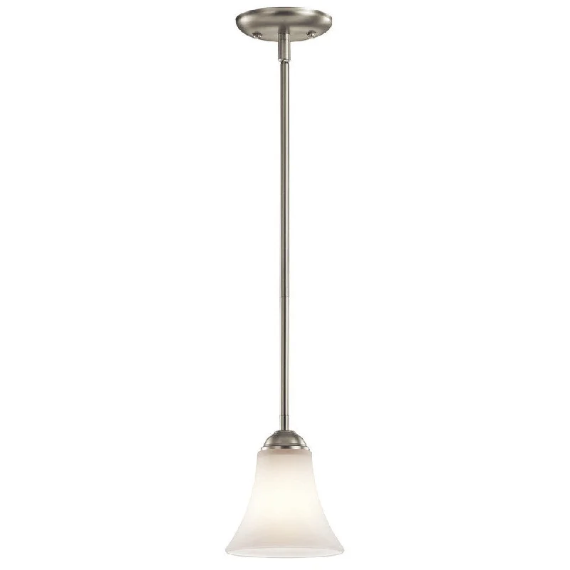 Kichler Lighting Keiran 1-light Brushed Nickel Mini Pendant