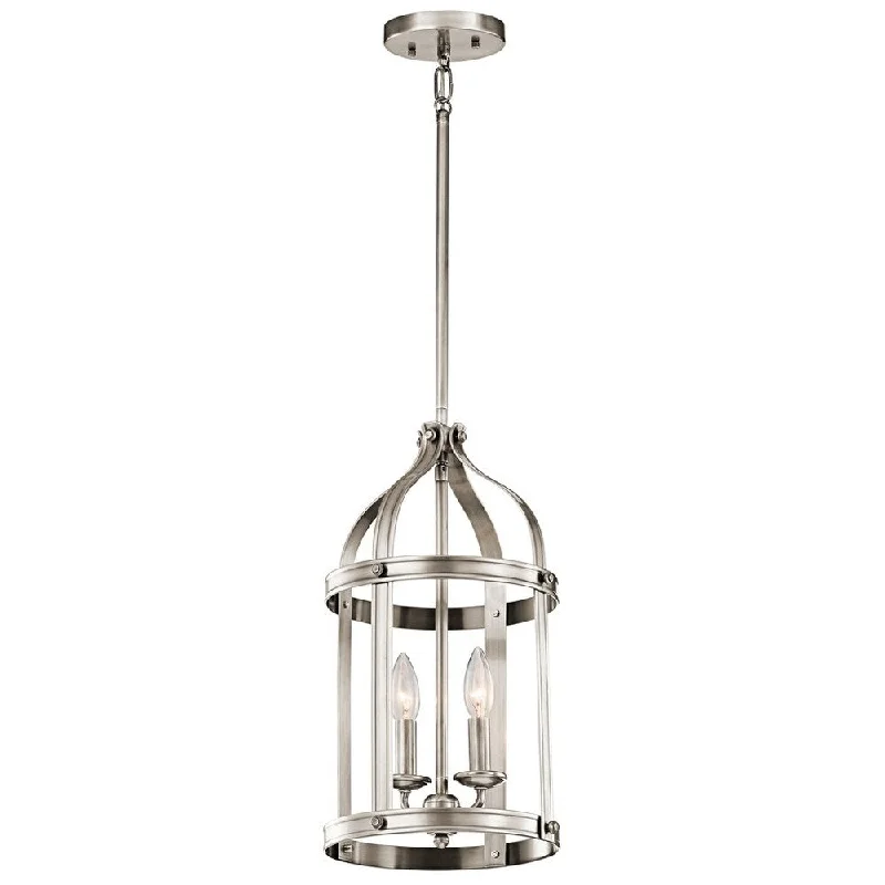 Kichler Lighting Steeplechase Collection 2-light Classic Pewter Pendant