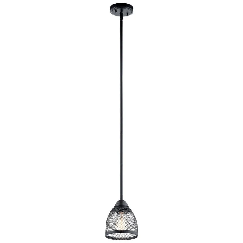 Kichler Lighting Voclain 1-Light Mini Pendant Black