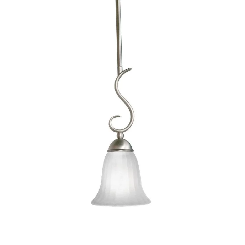 Kichler Lighting Willowmore Collection 1-light Brushed Nickel Mini Pendant