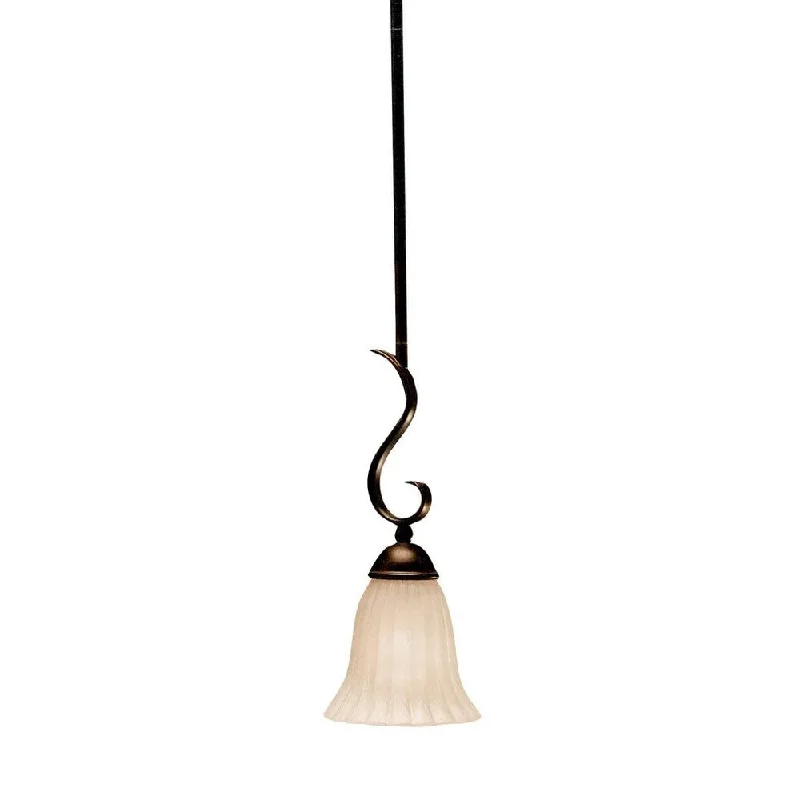 Kichler Lighting Willowmore Collection 1-light Tannery Bronze Mini Pendant