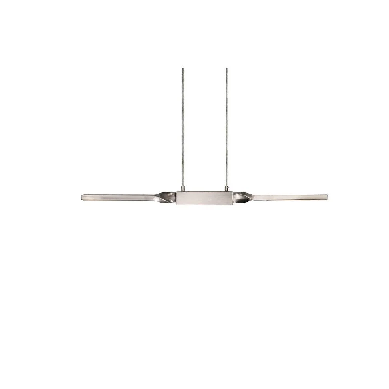 Kuzco Lighting LP53237PT Linear Pendant Propeller Platinum - Exact Size