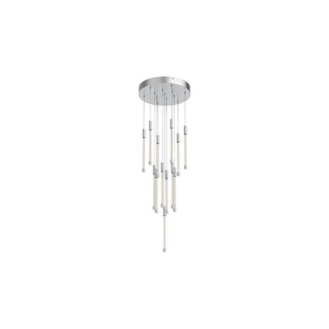 Kuzco Lighting MP75113CH LED Pendant Motif Chrome - Exact Size