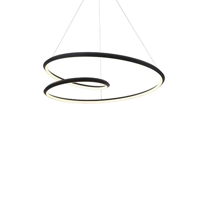 Kuzco Lighting PD22332BK LED Pendant Ampersand Black - Exact Size