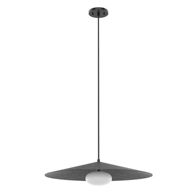 Kuzco Lighting PD22824GY LED Pendant Cruz Grey / Felt Shade - Exact Size