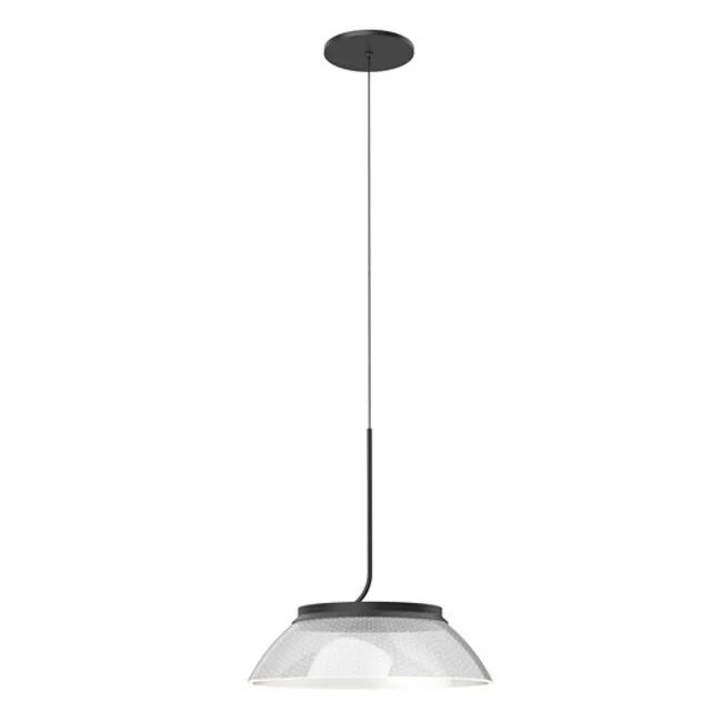 Kuzco Lighting PD51612BK/LG LED Pendant Magellan Black - Exact Size