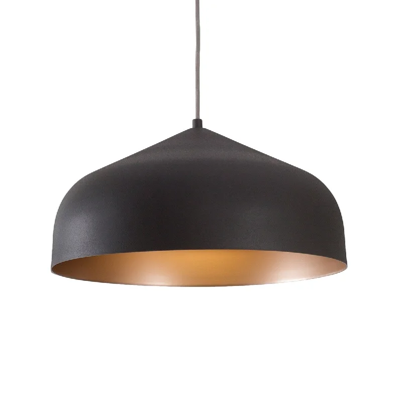 Kuzco Lighting PD9117GH/CP Pendant Helena Graphite with Copper - Exact Size