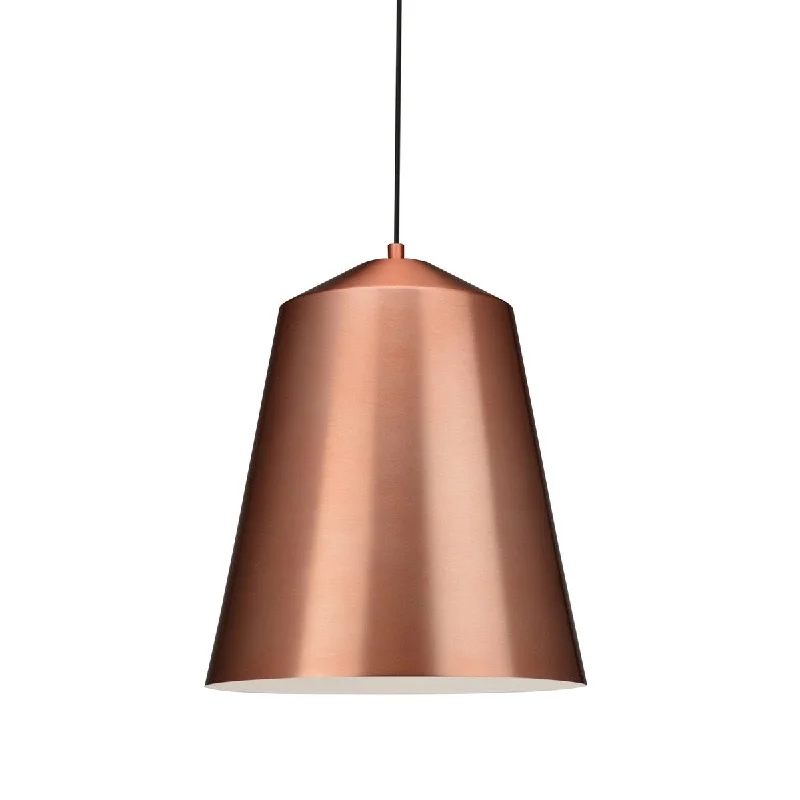 Madison Lighting One Light Pendant Encase Copper - Exact Size