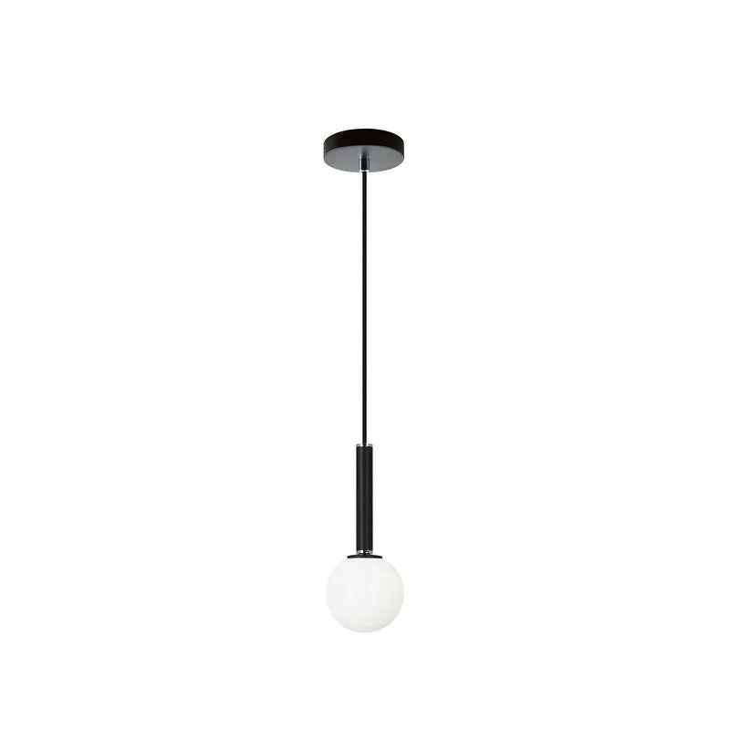 Madison Lighting One Light Pendant Stellar Black - Exact Size