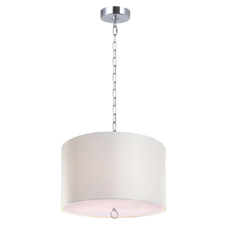 Madison Lighting Two Light Pendant Primo Deroga Chrome - Exact Size