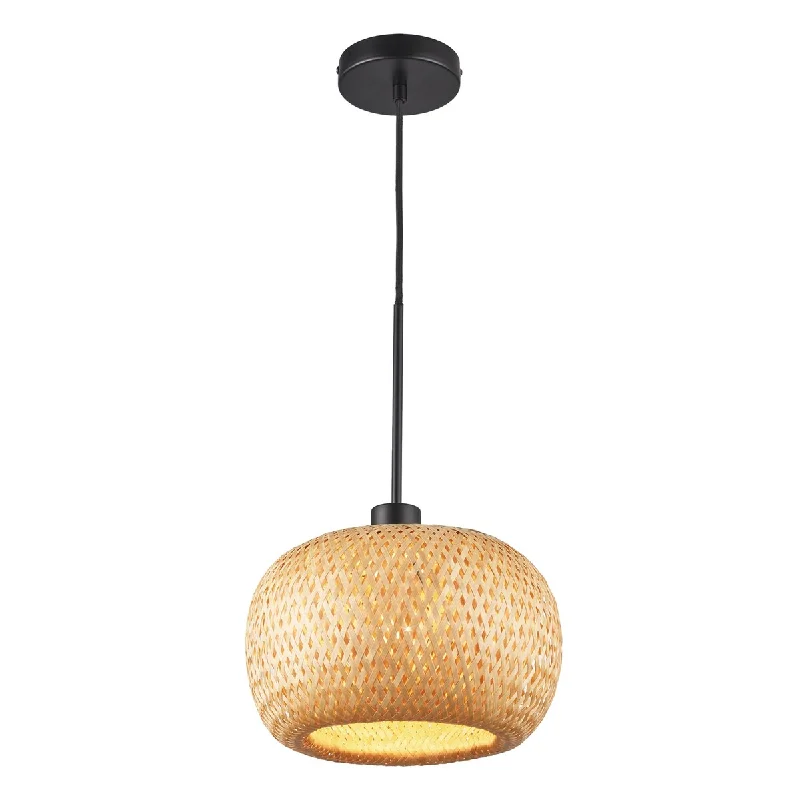 Trans Globe Bernice 1 Light Pendants in Natural