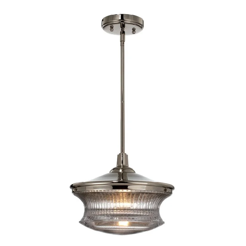 Zeev Lighting P300451BN One Light Pendant Magister Brushed Nickel - One Size