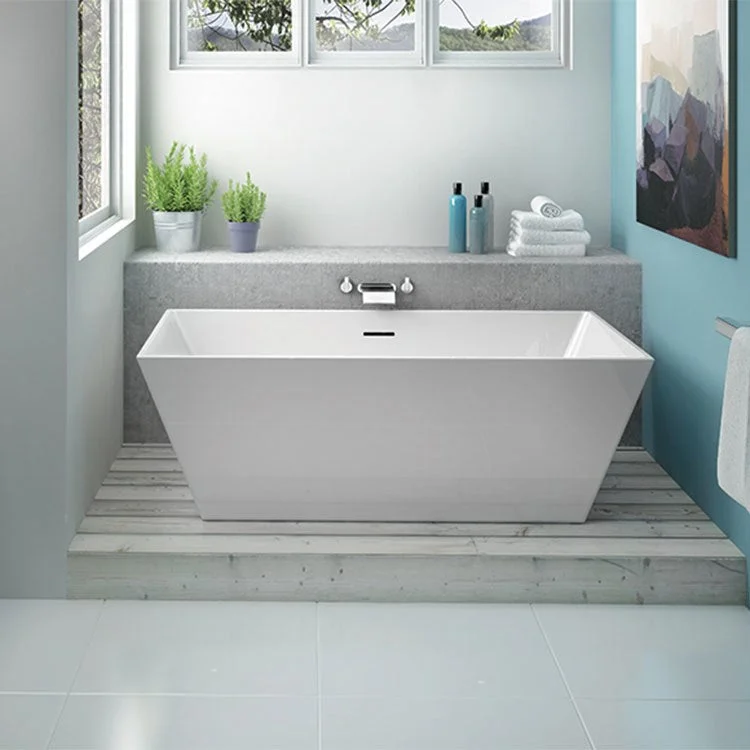 Calando Petite 56" x 31" x 23" Freestanding Bathtub