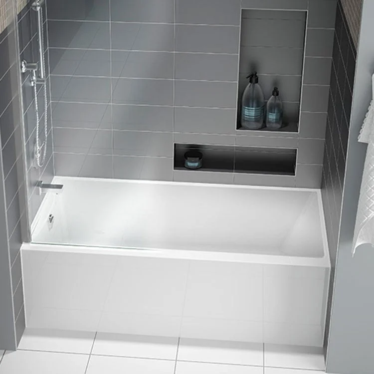 Motif 60" x 32" x 21" Alcove Style Tub with Left-Hand Drain