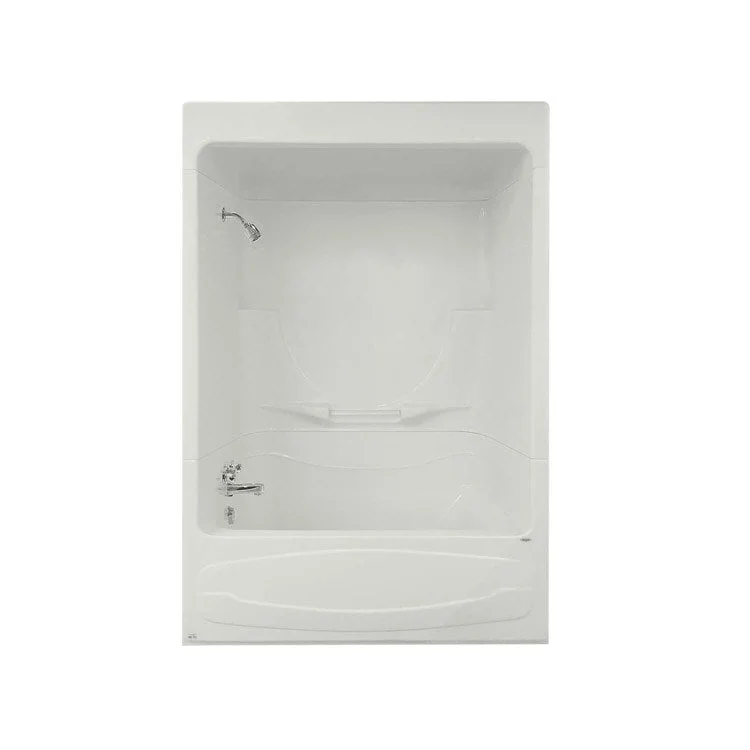 Tub and Shower System Figaro I Rectangular with Left Drain White