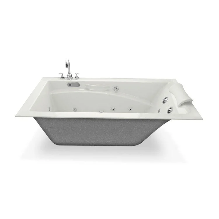 Tub Optik 65 Inch Alcove End White