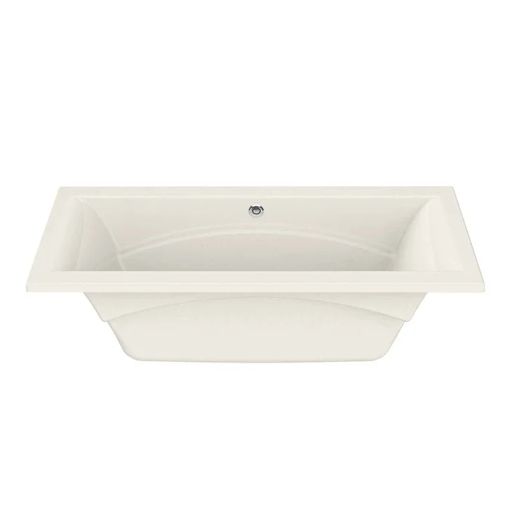 Tub Optik 72 x 36 x 23-1/2 Inch Undermount with Hydrofeel Center Biscuit Acrylic