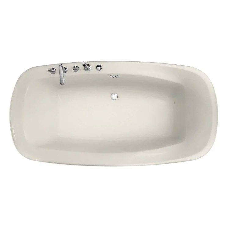 Tub Eterne 72 x 36 x 23-1/2 Inch Drop-in with Hydromax/Aerofeel Center Biscuit Acrylic