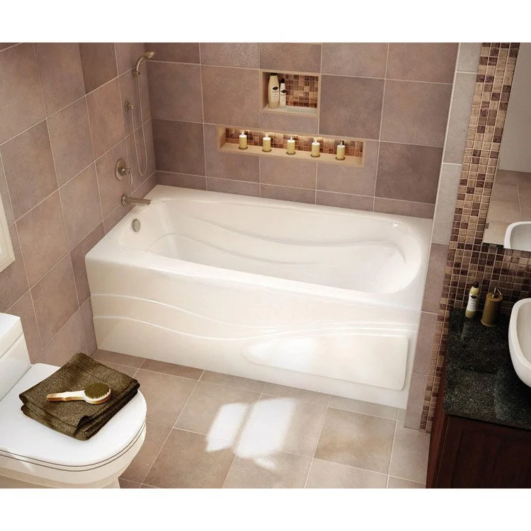 Tub Tenderness 59-7/8 x 31-3/4 x 20 Inch Alcove Right White Acrylic