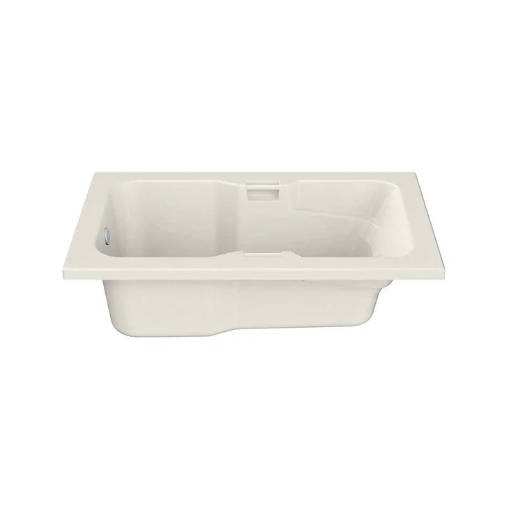 Tub Lopez 59-7/8 x 35-7/8 x 21 Inch Alcove with Whirlpool End Biscuit Acrylic