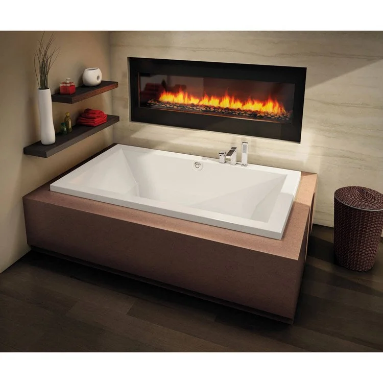 Tub Aiiki 72 x 42 Inch Drop-in Center White