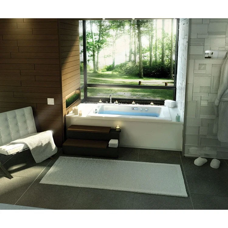 Tub Release 59-3/4 x 32 x 20 Inch Alcove with Hydromax End White Acrylic