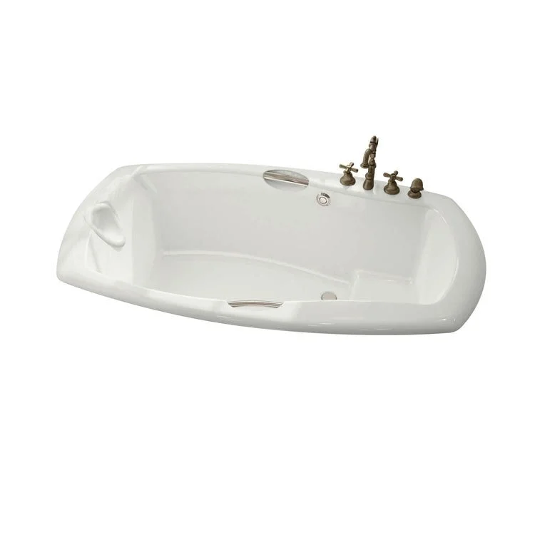 Tub Release 66 Inch Drop-In Center White