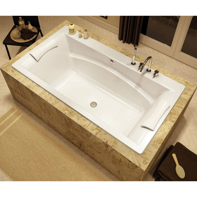 Tub Optik C 66 x 36 x 24 Inch Drop-in with Aerofeel Center White Acrylic