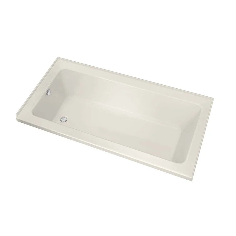 Tub Pose 59-5/8 x 31-5/8 x 23-5/8 Inch Alcove Left Biscuit Acrylic