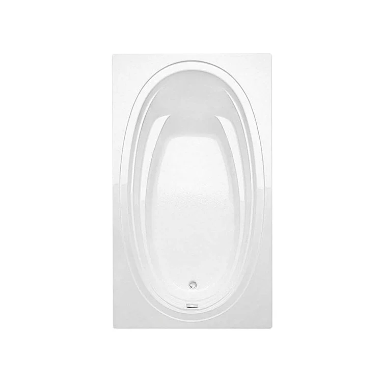 Tub Panaro 60 x 42 x 28-7/8 Inch Drop-in End White Acrylic