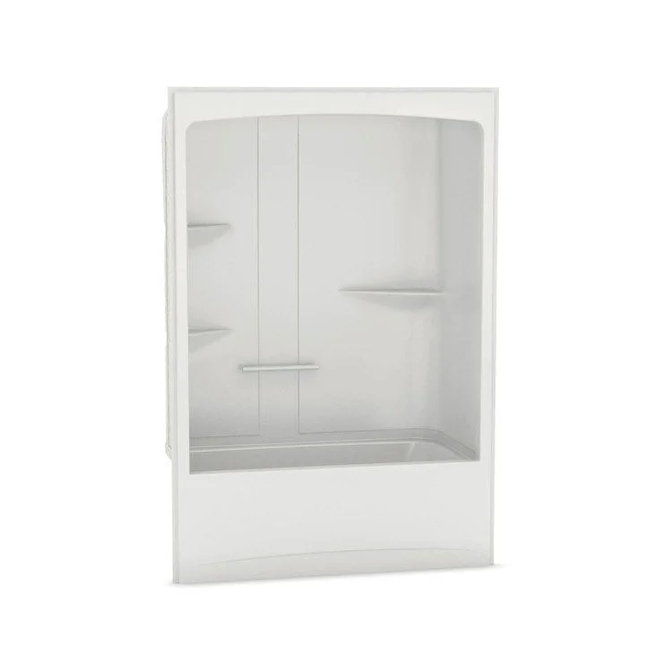 Tub and Shower Module Allia 60 x 32 x 88 Inch Acrylic Right White Rectangular with Aeroeffect