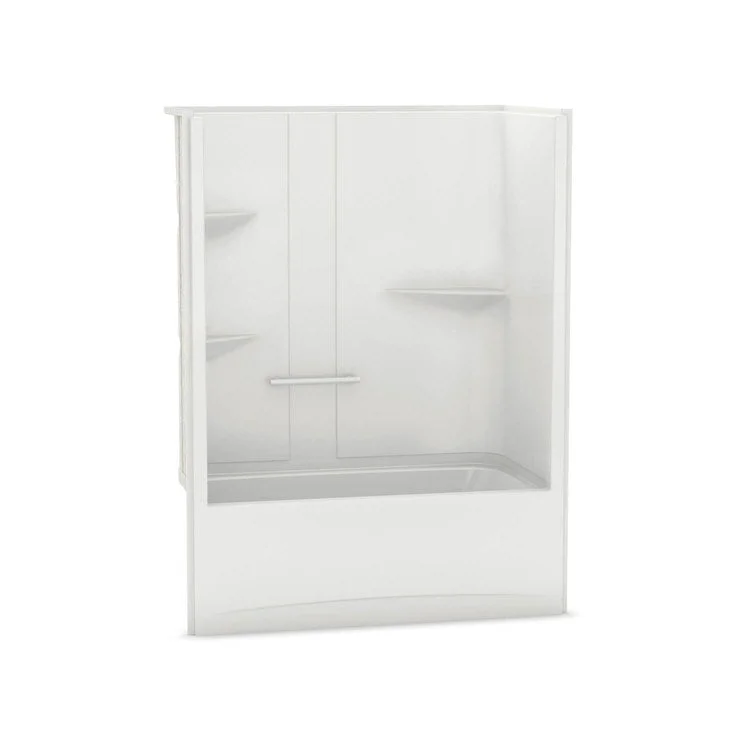 Tub and Shower Module Allia 60 x 32 x 79 Inch Acrylic Right White