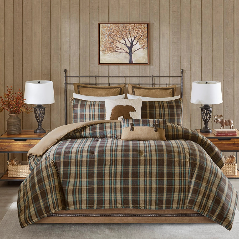 Austin Plaid Lodge Bedding Set