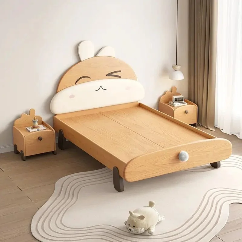 Bed Room Children Furniture Kids Cartoon Wooden Bed