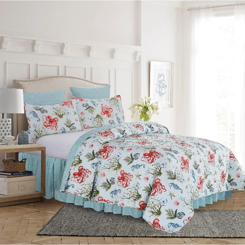 Behari Coastal Cotton Quilt Set