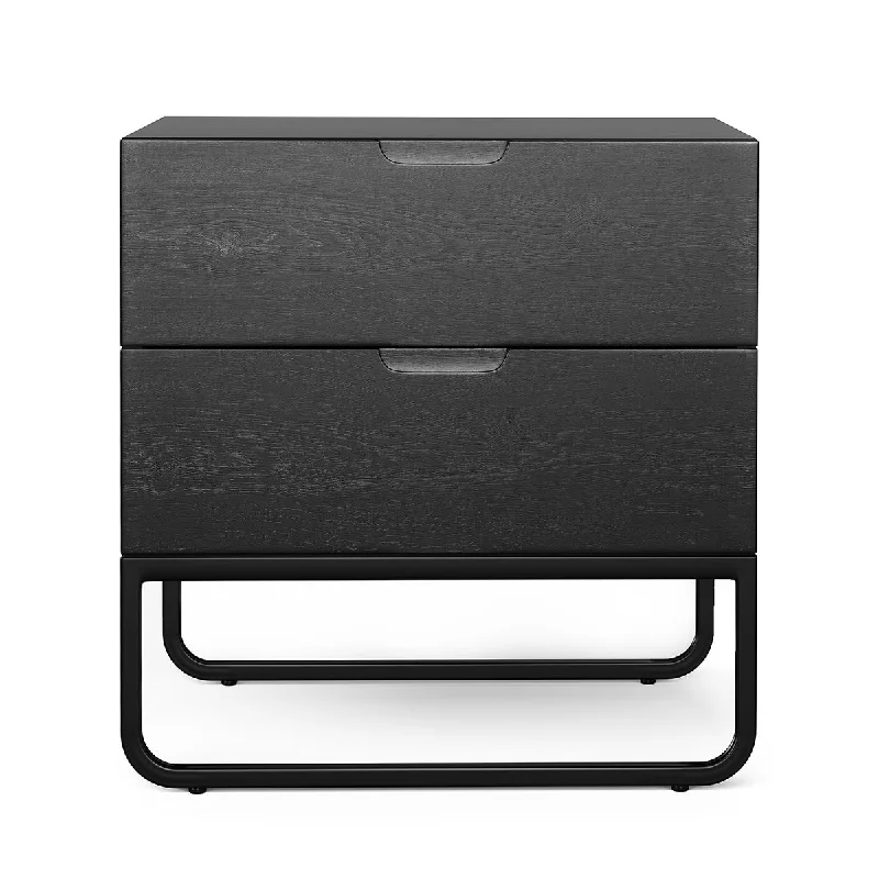 Mila 2-Drawer Bedside Table