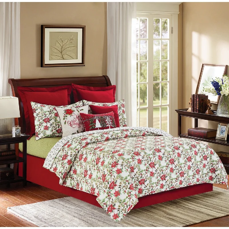 Eve Cotton Quilt Set - Reversible and Machine Washable